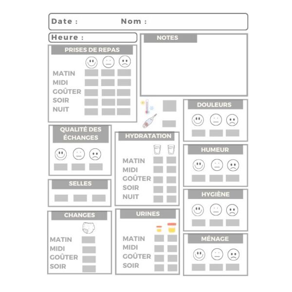 Cahier liaison EHPAD