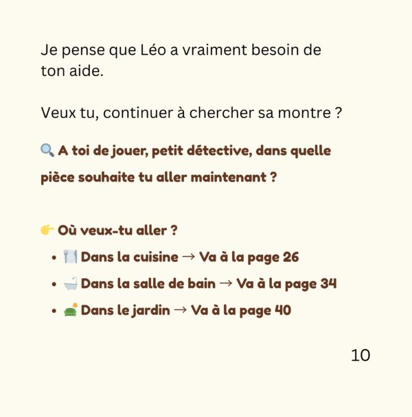 Livre interactif - Léo & Noisette – La montre disparue - dès 6 ans📖