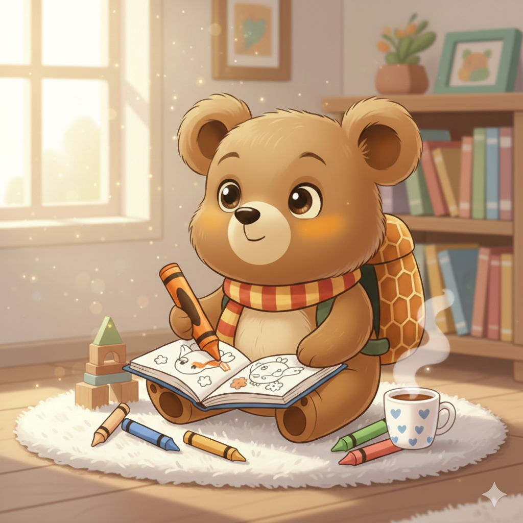 P’tit Miel 🐻 – Moment doux avant le dodo