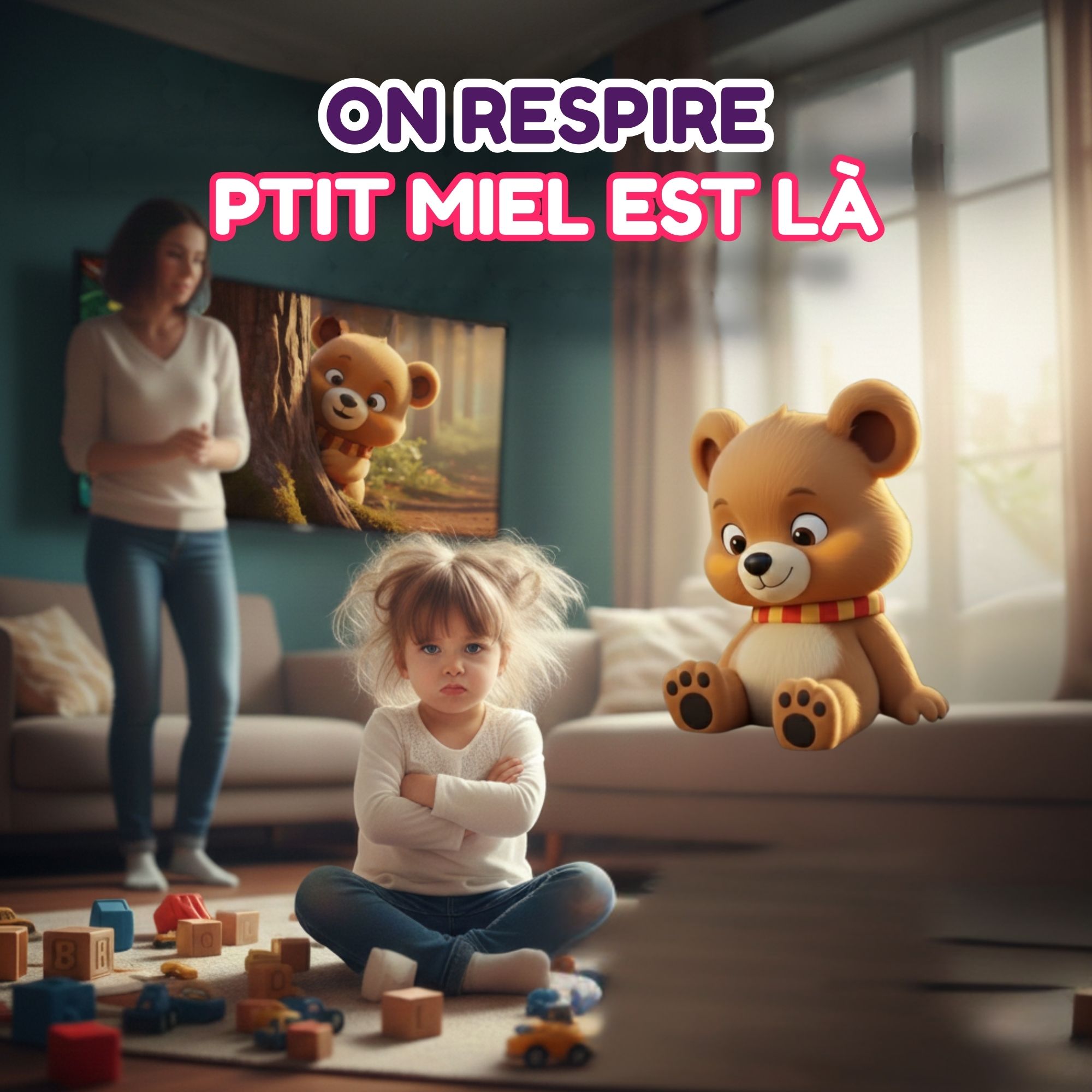 Ptit miel et le calme magique - routine 2 à 4 ans