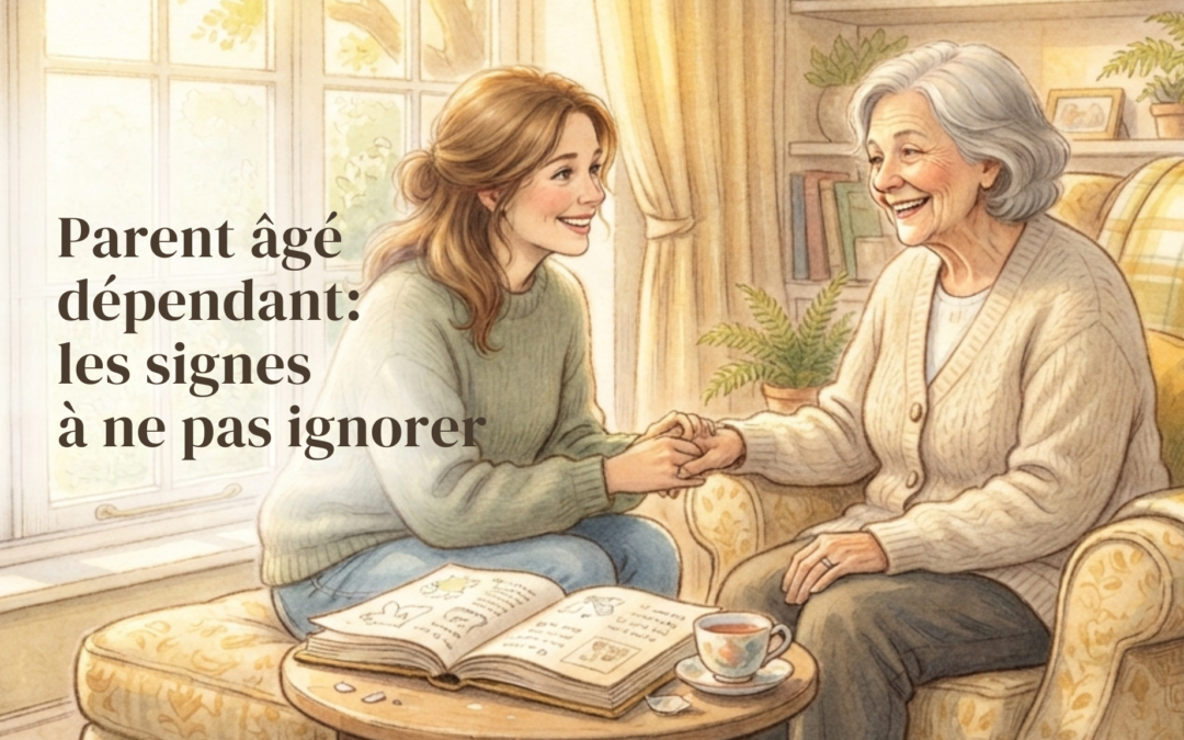Accompagner un parent âgé dépendant : les signes à ne pas ignorer (et comment garder l'esprit serein)