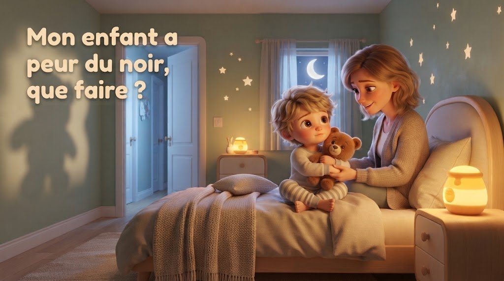 Mon enfant a peur du noir que faire pour l’aider à retrouver son calme